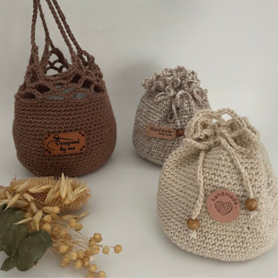 Petites bourses au crochet