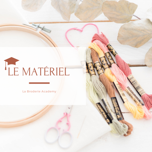 La broderie academy le materiel